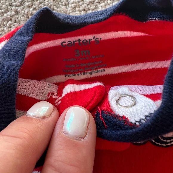 Carters 3 month Pajamas —3 pair - Picture 3 of 3